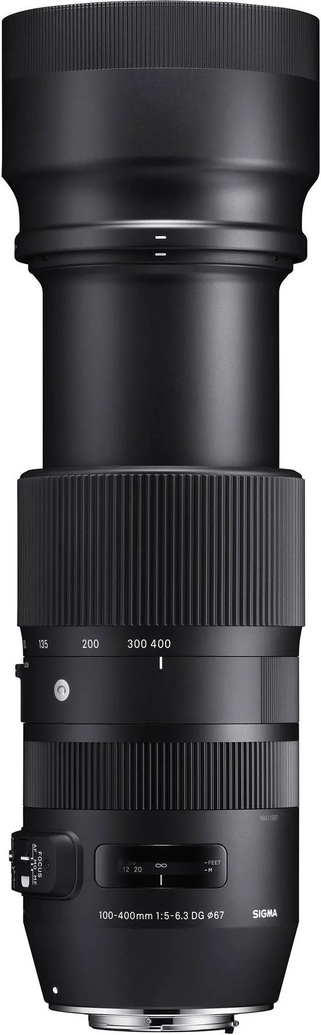 Alt view image 8 of 20 - Sigma 100-400mm f/5-6.3 DG OS HSM Contemporary Lens for Nikon (729955)