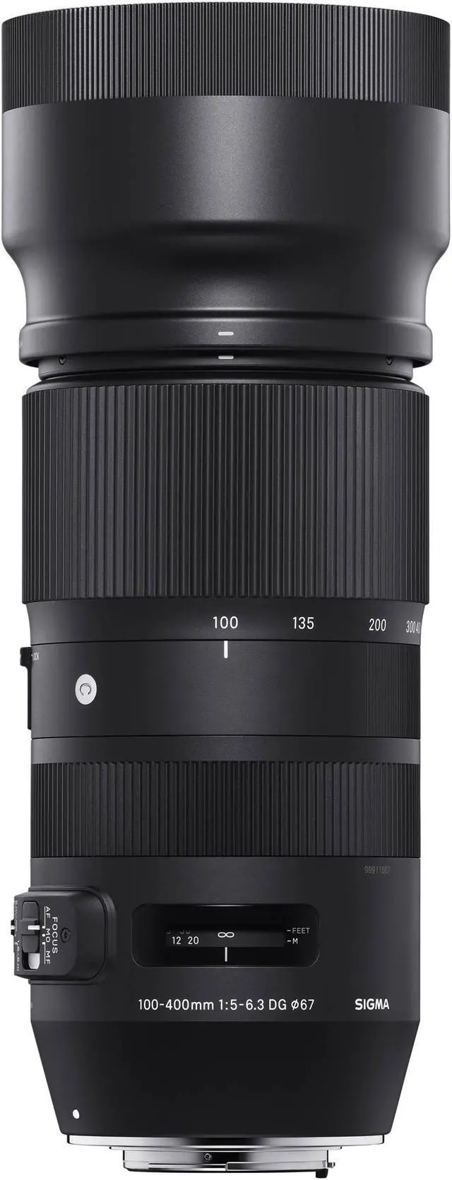 Alt view image 7 of 20 - Sigma 100-400mm f/5-6.3 DG OS HSM Contemporary Lens for Nikon (729955)