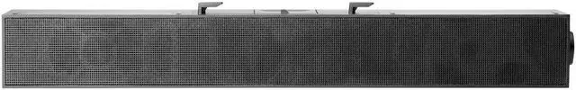 Alt view image 3 of 9 - HP S100 - Sound bar - For Monitor - 2.5 Watt - Black S100 Sound Bar