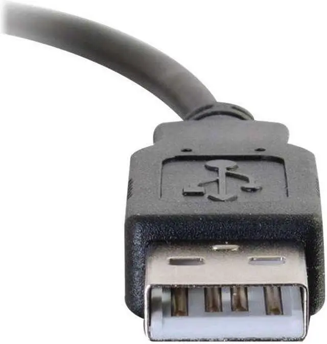 Alt view image 2 of 7 - C2G 28870 USB 2.0 USB-C to USB-A Cable, Male to Male Thunderbolt 3, Tablet, Chromebook Pixel, Samsung Galaxy TabPro S, LG G6, MacBook