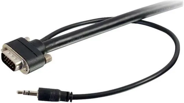 Alt view image 3 of 10 - C2G/Cables To Go 50229 35 ft. C2G Select VGA + 3.5mm A/V Cable M/M