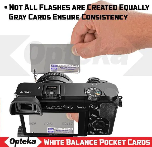 Alt view image 4 of 12 - Opteka Pocket-Sized Reference Color & White Balance Grey Card Set With Quick-Release Neck Strap for Digital Photography