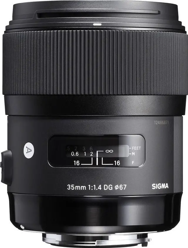 Alt view image 2 of 20 - Sigma 35mm F1.4 ART DG HSM Lens for Canon (340101)