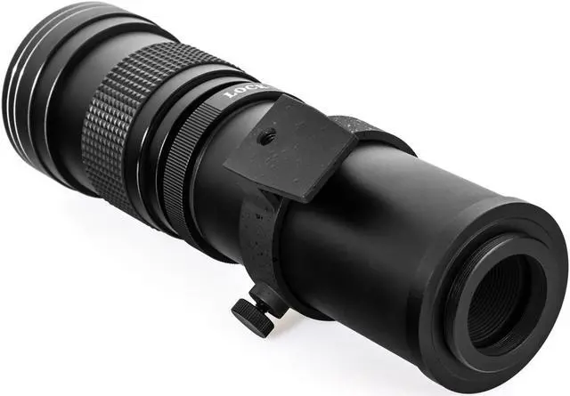 Alt view image 12 of 18 - Opteka 420-1600mm f/8.3 HD Telephoto Zoom Lens for Nikon D5, D4S, DF, D4, D3, D810, D800, D750, D610, D600, D500, D7500, D7200, D7100, D5600, D5500, D5300, D3400, D3300 and D3200 Digital SLR Cameras