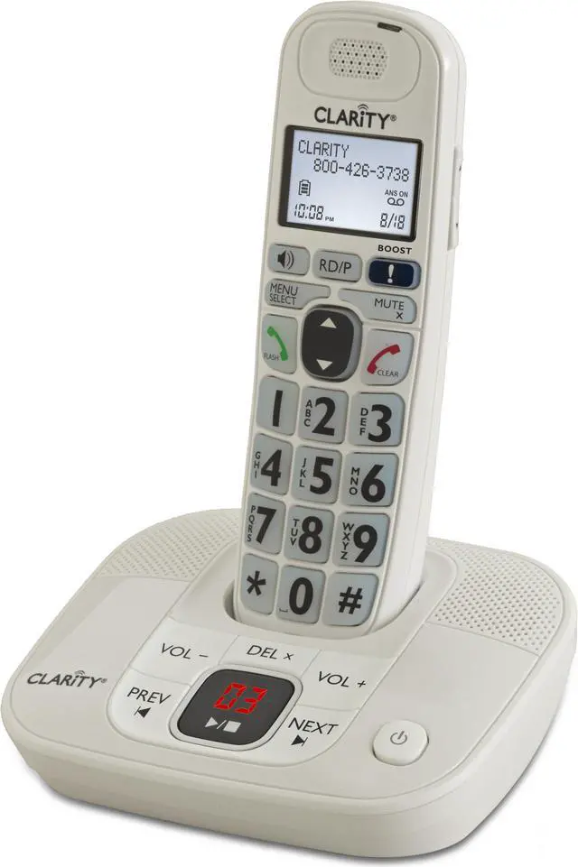 Main image of Clarity 53714.000 D714 Moderate Hearing Loss Cordless Amplified Phone with DECT 6.0 Technology