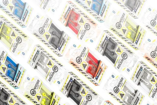 Alt view image 6 of 16 - Wicked Audio WI-BT1750 Omen Wireless Bluetooth Noise Isolation Earbuds - Black