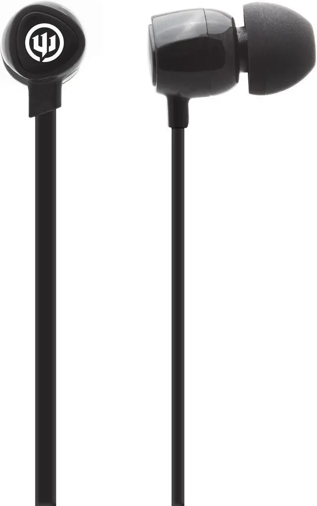 Alt view image 2 of 16 - Wicked Audio WI-BT1750 Omen Wireless Bluetooth Noise Isolation Earbuds - Black