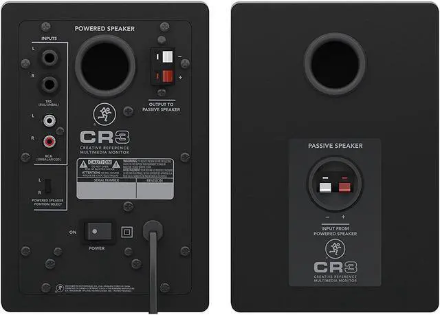 Alt view image 4 of 13 - Mackie CR3-X 3-Inch Creative Reference Multimedia Monitors Bundle with Pro Tools First DAW Music Editing Software, Closed-Back Professional Studio Headphones, Dual 1/4" Stereo to 3.5mm Cable