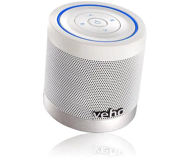 Alt view image 8 of 20 - Veho M-4 Bluetooth Portable Rechargeable Speaker (White)