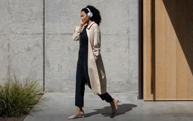 Alt view image 6 of 20 - Microsoft GUW00001 Surface Wireless Noise Cancelling Headphones - Light Gray