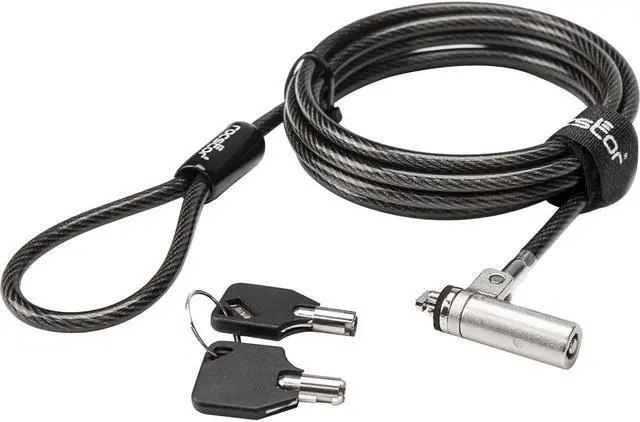 Alt view image 2 of 8 - Rocbolt R20 Slim Laptop Security Cable w/ Key Lock & 2 Keys 10mm Lock Head
