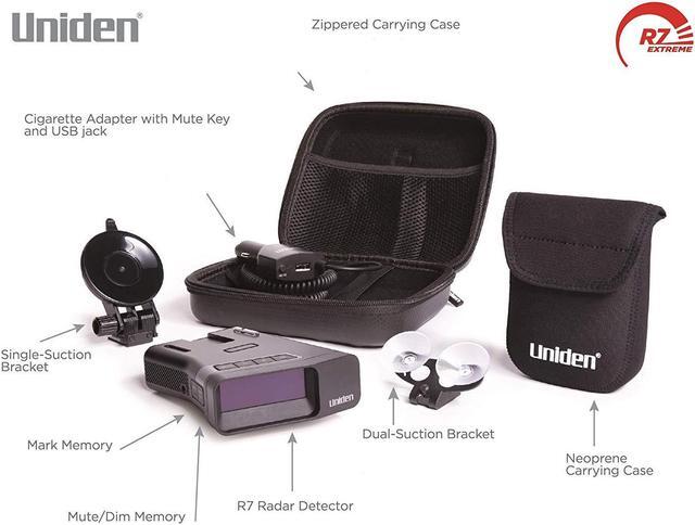 Alt view image 10 of 20 - Uniden R7 Extreme Long Range Radar Detector with GPs & Threat Detection