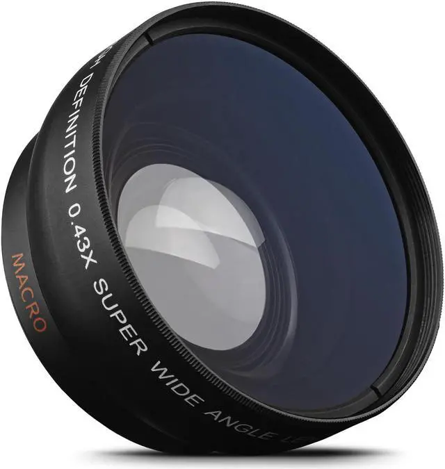 Main image of Digitalmate 58mm 0.43x HD Professional Platinum Series High Speed Auto Focus Deluxe Super Wide Angle Lens With Macro for Canon EOS DSLR Cameras