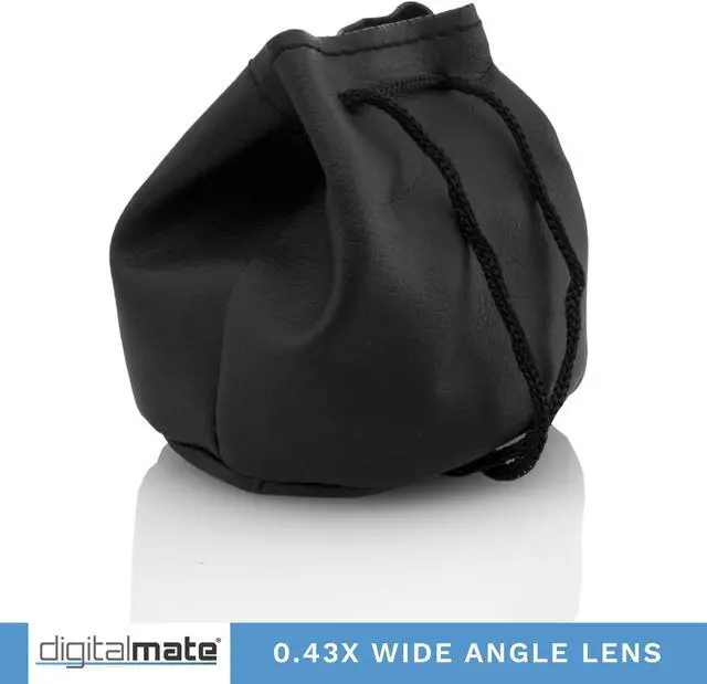 Alt view image 7 of 7 - Digitalmate 58mm 0.43x HD Professional Platinum Series High Speed Auto Focus Deluxe Super Wide Angle Lens With Macro for Canon EOS DSLR Cameras