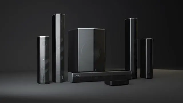 Alt view image 2 of 11 - Enclave THX Certified CineHome Pro 5.1 CineHub Edition Wireless Audio Home Theater Surround Sound System 24 Bit Dolby Digital & DTS, WiSA Certified
