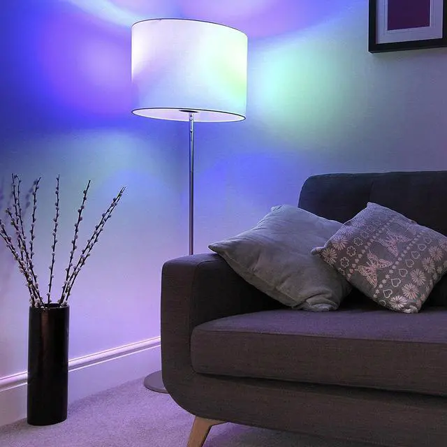 Alt view image 11 of 14 - Veho Kasa Bluetooth Smart LED Light Bulb, Smartphone Controlled, Dimmable, Colour Changing, Edison E26, 7.5 W [Energy Class A+]