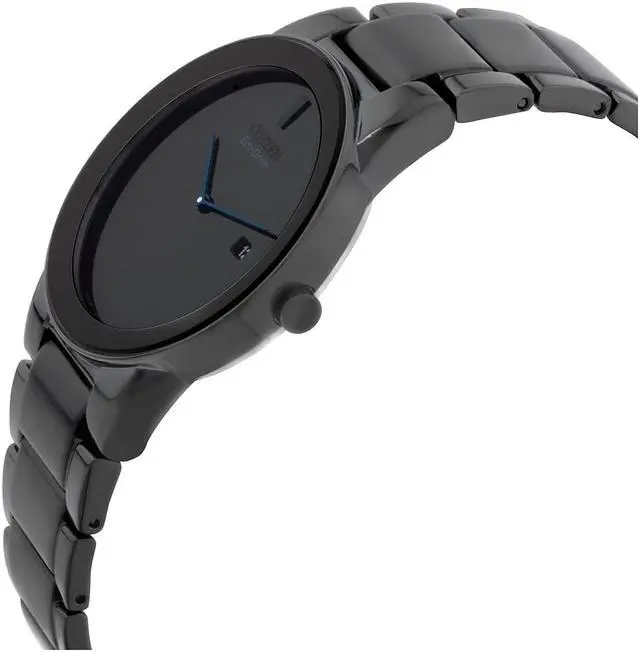 Alt view image 11 of 20 - Citizen Eco-Drive Mens Axiom Series Black ION PVD Stainless Watch AU1065-58E