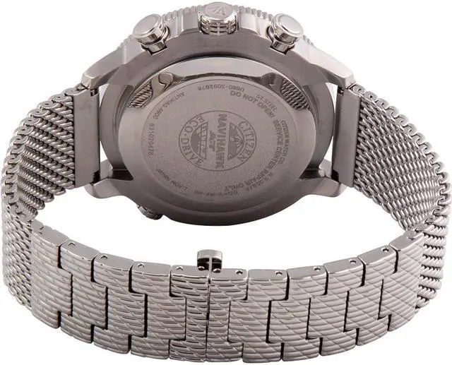 Alt view image 11 of 20 - Citizen Eco-Drive Navihawk A-T Mens Digital Chrono Watch JY8030-83E