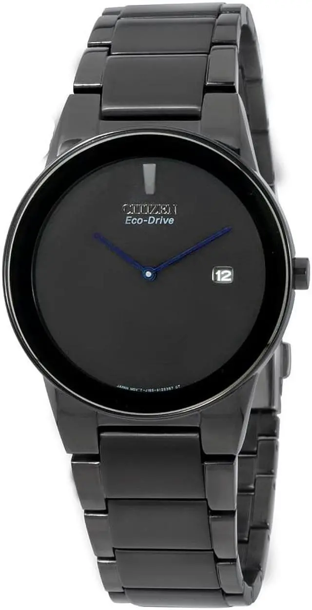 Alt view image 9 of 20 - Citizen Eco-Drive Mens Axiom Series Black ION PVD Stainless Watch AU1065-58E