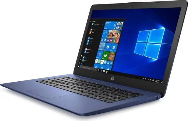 Alt view image 2 of 3 - HP 14-CB Stream 14" Intel Celeron N4000 1.1GHz 4GB RAM 64GB eMMC W10 H Blue