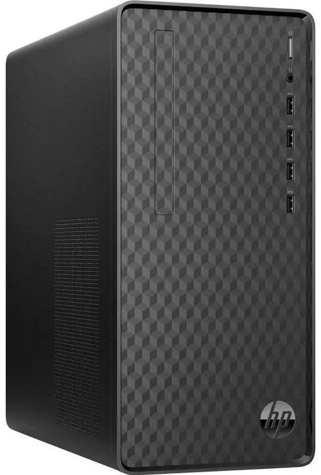 Alt view image 3 of 6 - HP M01-F3006 Desktop AMD Ryzen 5 5600G 3.9 GHz up to 4.4 GHz AMD Radeon Graphics, 8GB DDR4-3200 RAM 256GB PCIe NVMe M.2 SSD Windows 11 Home - 577M1AA