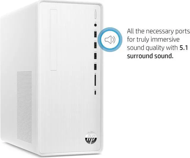 Alt view image 2 of 4 - HP TP01-3003w Pavilion Desktop Intel Core i5-12400 12GB 512GB WIFI BT W11H