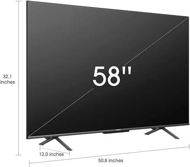 Alt view image 2 of 4 - Hisense 58" ULED U6 Series Quantum Dot LED 4K UHD Smart Fire TV 58U6HF