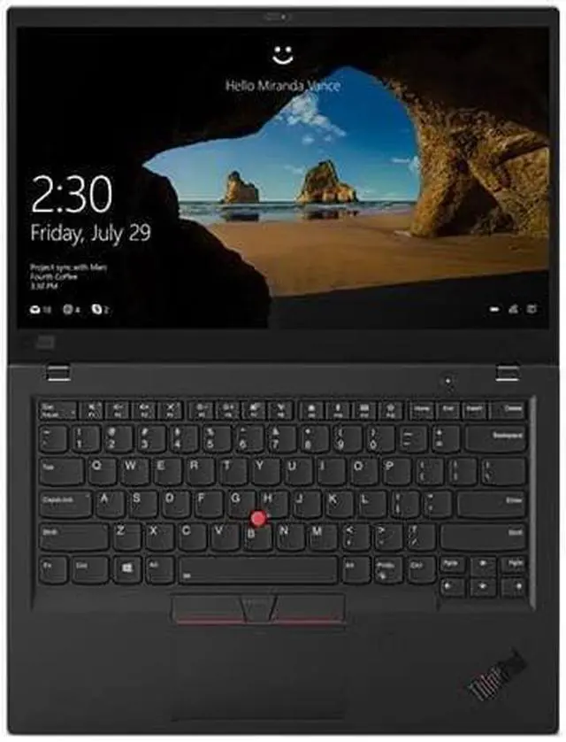 Alt view image 4 of 4 - Lenovo ThinkPad X1 Carbon 6th Gen 14" FHD Laptop i5-8350U 8GB 256GB W10P