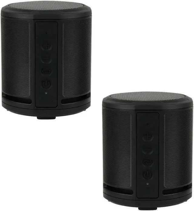 Main image of Altec Lansing HydraOrbit EverythingProof Bluetooth Speaker 2-Pack, Black