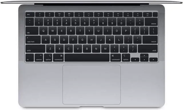 Alt view image 2 of 5 - Apple MacBook Air 2020 13.3-inch (Intel Core i3, 8GB RAM, 256GB SSD Storage) - Space Gray