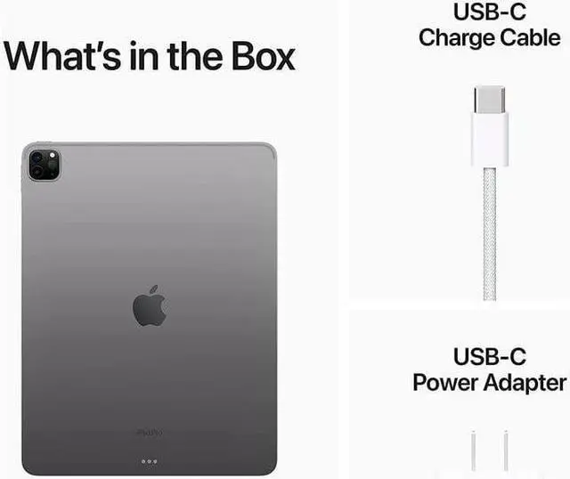 Alt view image 4 of 4 - Apple iPad Pro (12.9") 6th Gen 128GB Space Gray Wi-Fi MNXP3LL/A