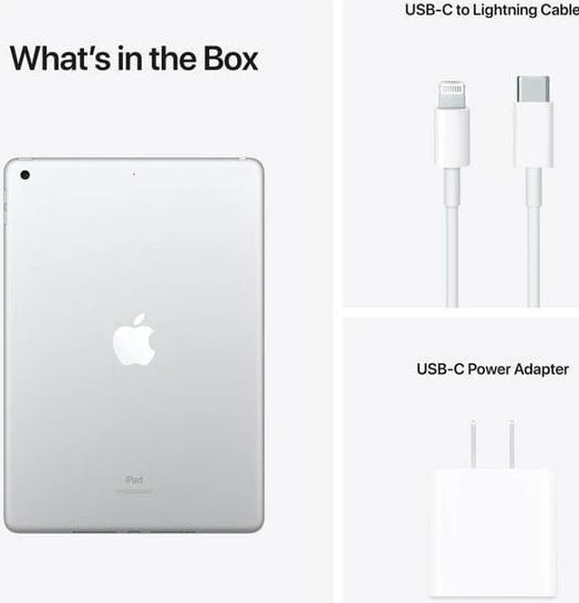 Alt view image 4 of 4 - 2021 Apple 10.2" 9th Gen iPad Wi-Fi + Cellular 64GB - Silver - MK673LL/A
