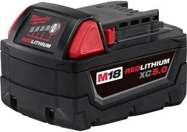 Alt view image 7 of 8 - MILWAUKEE 48-59-1850 M18™ REDLITHIUM™ 18V 5.0Ah XC5.0 Starter Kit (1 5.0Ah