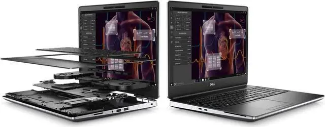 Alt view image 3 of 4 - Dell Precision 7750 17.3" FHD Laptop W-10885M 2.4Ghz 32GB 1TB RTX 3000 W10P