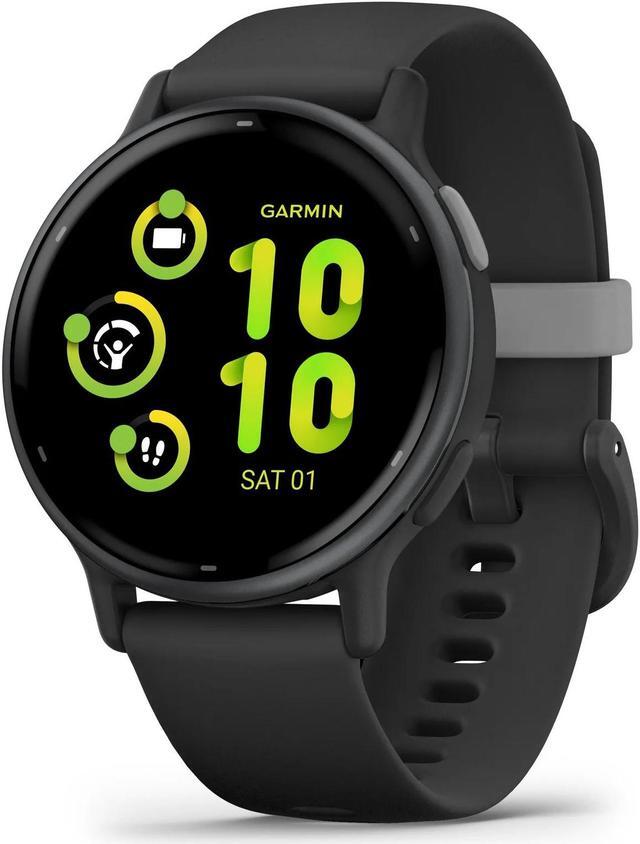 Alt view image 20 of 20 - Garmin vivoactive 5 SPORTS & FITNESS Slate Aluminum Bezel with Black Case and Silicone Band Smartwatch 010-02862-10 - Slate
