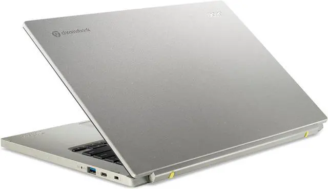 Alt view image 3 of 5 - Acer Chromebook Vero 514 14" FHD Intel i3-1215U 8GB RAM 128GB SSD ChromeOS Gray