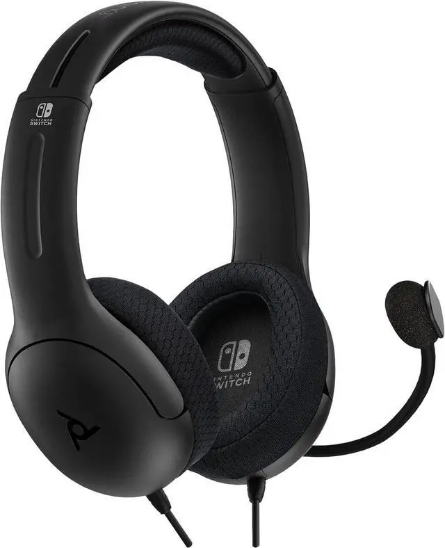 Alt view image 2 of 4 - PDP Gaming LVL40 Wired Gaming Headset with Noise Cancelling Microphone - Black