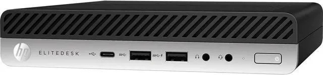 Alt view image 2 of 4 - HP EliteDesk 800 G4 Mini Desktop Intel i5-8500T, 2.1GHz, 16GB, 256GB, W11P