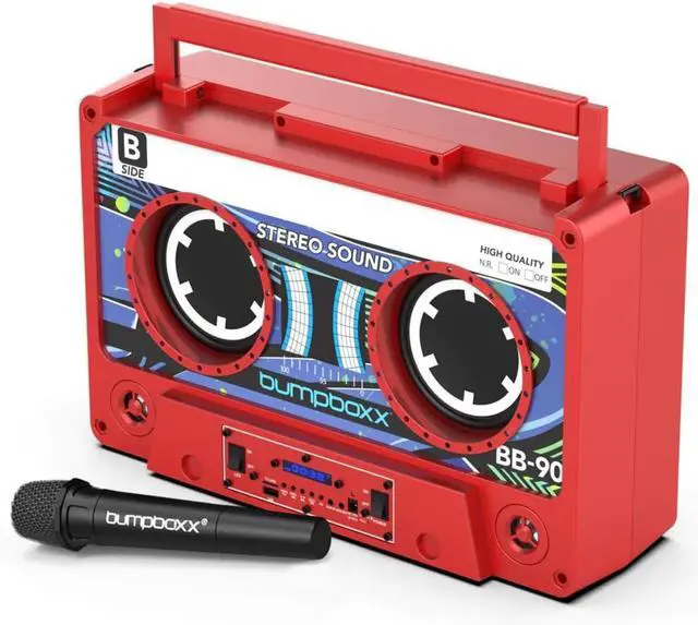Main image of Bumpboxx Remix portable Bluetooth Speaker - Electric Red