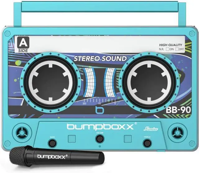 Alt view image 2 of 4 - Bumpboxx Remix Bluetooth Speaker - Neon Blue