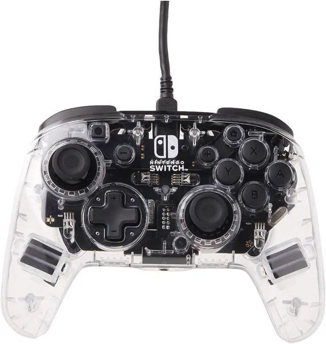 Alt view image 4 of 4 - PDP Afterglow Prismatic Deluxe Audio Wired Controller for Nintendo Switch