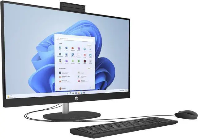 Alt view image 2 of 4 - HP 27-cr1000 27" Touch FHD AIO Intel Ultra 7 155U 16GB DDR5 512GB NVMe W11 Black