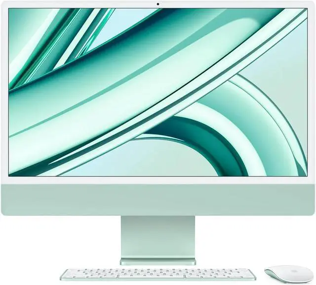 Alt view image 2 of 5 - Apple - iMac 24" All-In-One - M3 chip 8-Core - 8GB Memory - 256GB - Green
