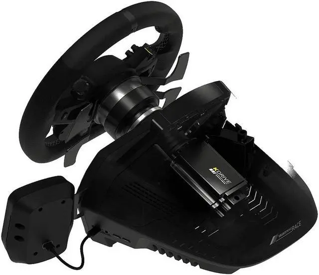 Alt view image 10 of 14 - Turtle Beach VelocityOne Race Wheel & Pedal System Licensed for Xbox Series X|S, Xbox One, Windows PCs  7.2Nm Direct Drive Force Feedback, 3 Pedals & Magnetic Paddle Shifters, Hall Effect Sensors