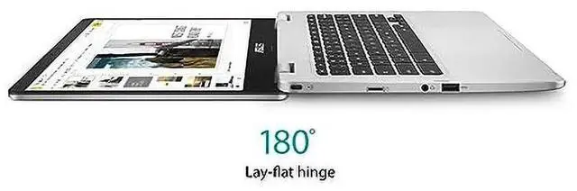 Alt view image 5 of 5 - Asus Chromebook C424MA-WH44F - Full HD - Intel Celeron N4020 4GB 64GB