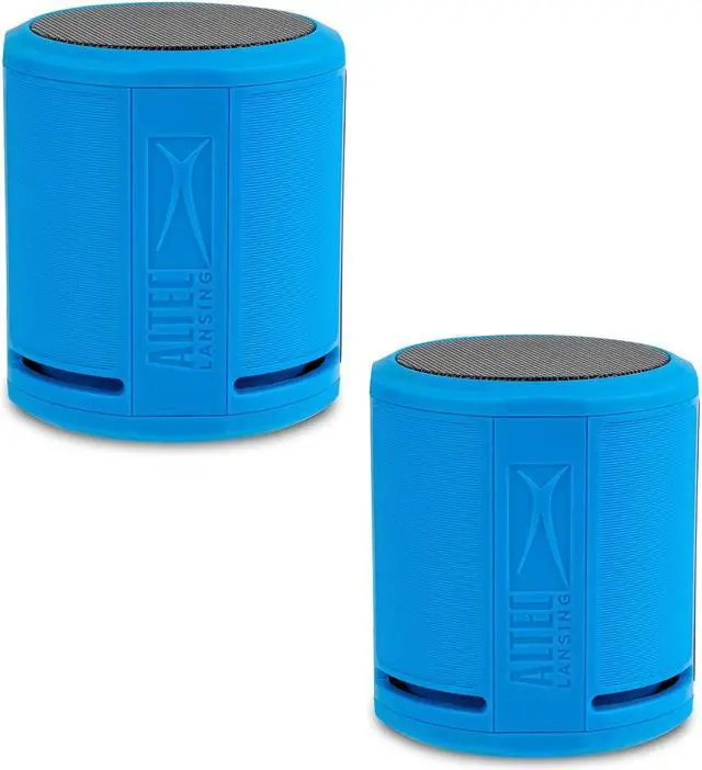 Alt view image 7 of 7 - Altec Lansing HydraOrbit EverythingProof Bluetooth Speaker 2-Pack, Blue