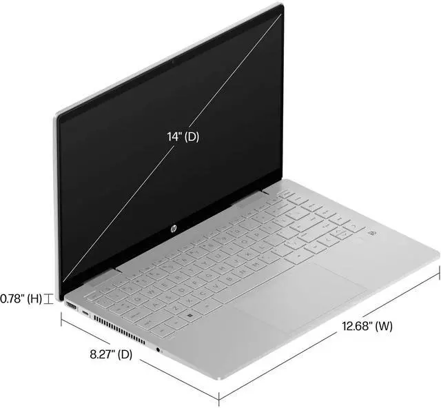 Alt view image 5 of 5 - HP 14-ek Pavilion x360 14" FHD TS Laptop Intel Core i5-1335U 8GB 512GB W11H
