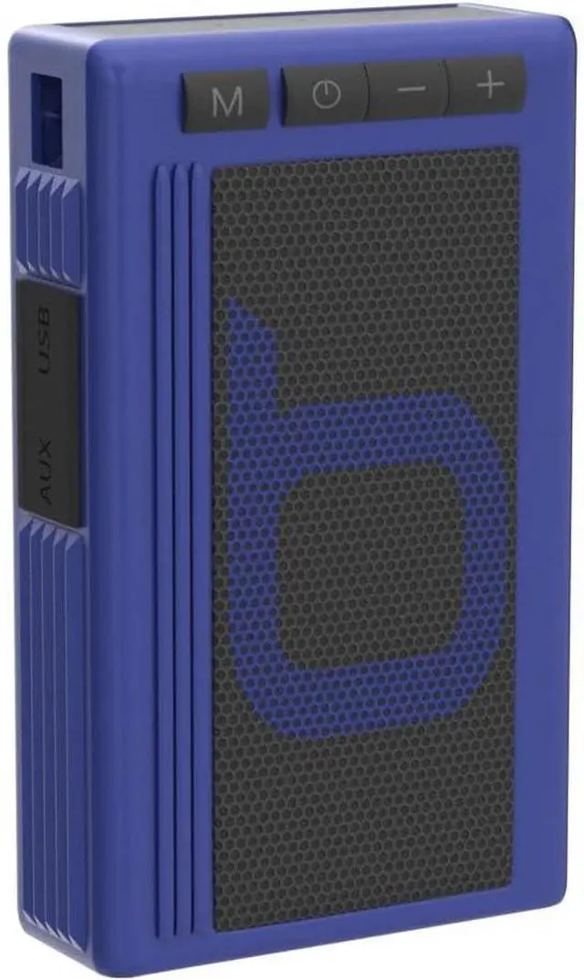 Alt view image 3 of 6 - Bumpboxx Retro Pager Beeper Portable Bluetooth Speaker | Blue