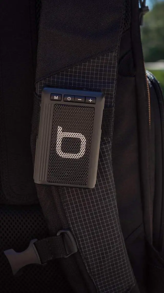 Alt view image 4 of 6 - Bumpboxx Retro Pager Beeper Portable Bluetooth Speaker | Blue