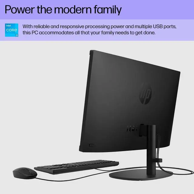 Alt view image 3 of 7 - HP 22-dg00 21.75" AIO Desktop Intel Core i3-N300 8GB 256GB W11H